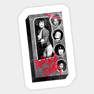 New York Dolls "David Johansen" Doll in a Box !!! Sticker